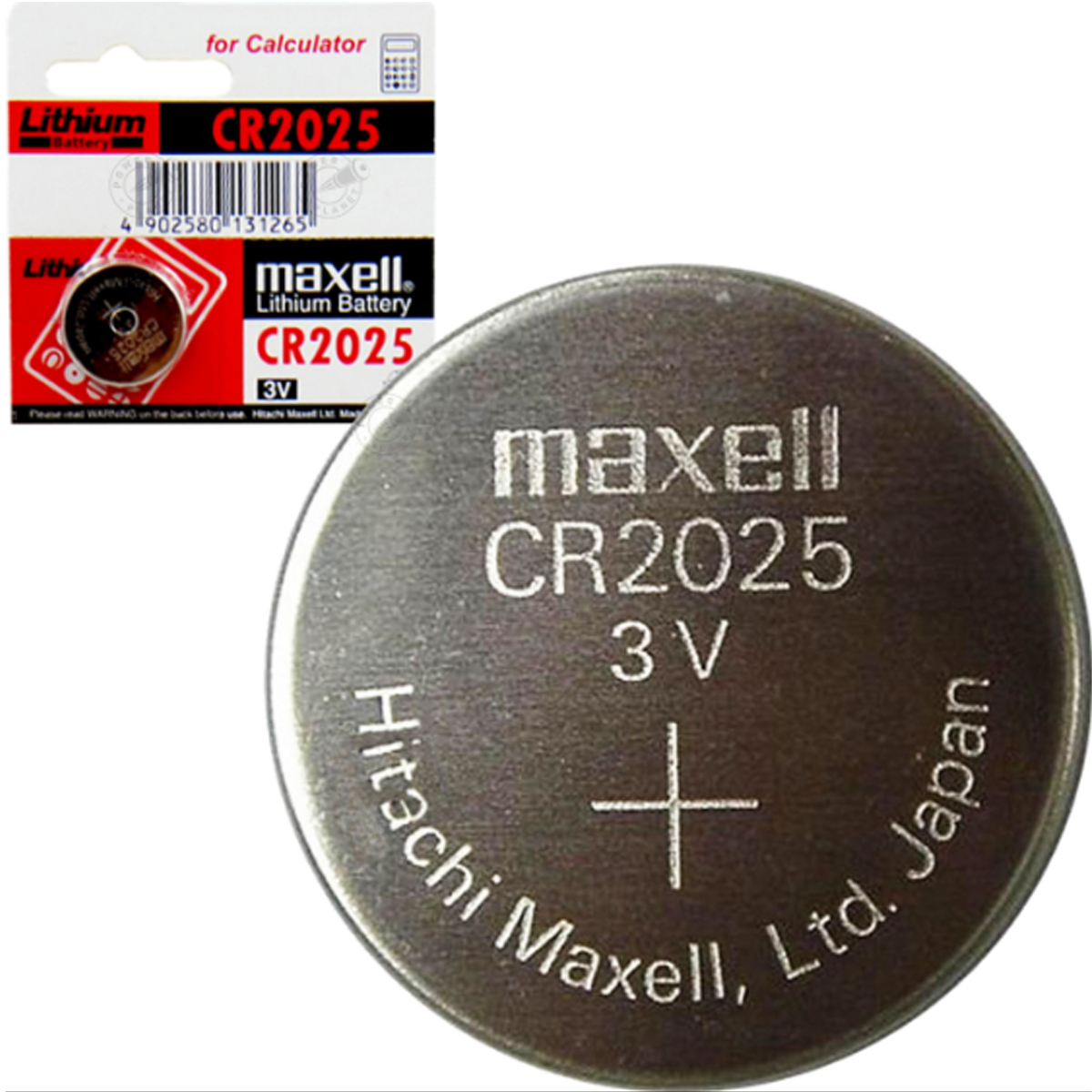 MAXELL Pila Cr2025 3v Maxell Tipo Boton Original Japonés