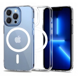 CASE TRANSPARENTE PARA IPHONE 15 PLUS (MAGNETICO, PARA UTILIZAR CARGADOR MAGSAFE)