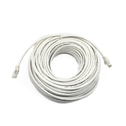 Cable de red 20 metros, Cable Ethernet RJ45 20m, Cable UTP categoría 6,  Cable LAN de 20 metros, Cabl