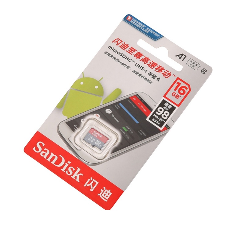 MEMORIA MICRO SD SANDISK 16GB (CLASE 10)