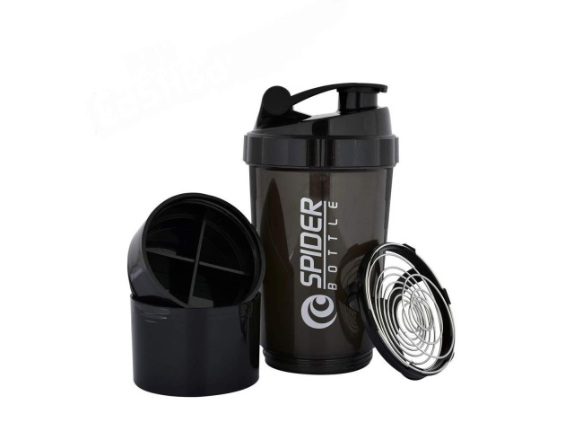 VASO / BATIDOR DEPORTIVO CON COMPARTIMIENTOS 500ML